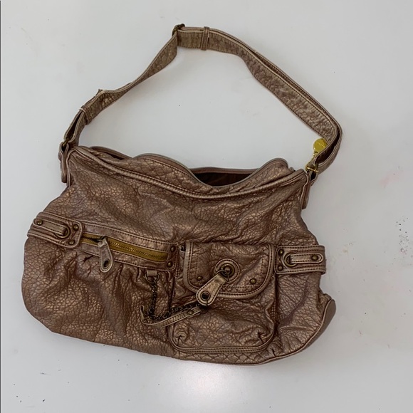Big Buddha 17"X11" Brown Leather Shoulder‎ Bag - Picture 1 of 9